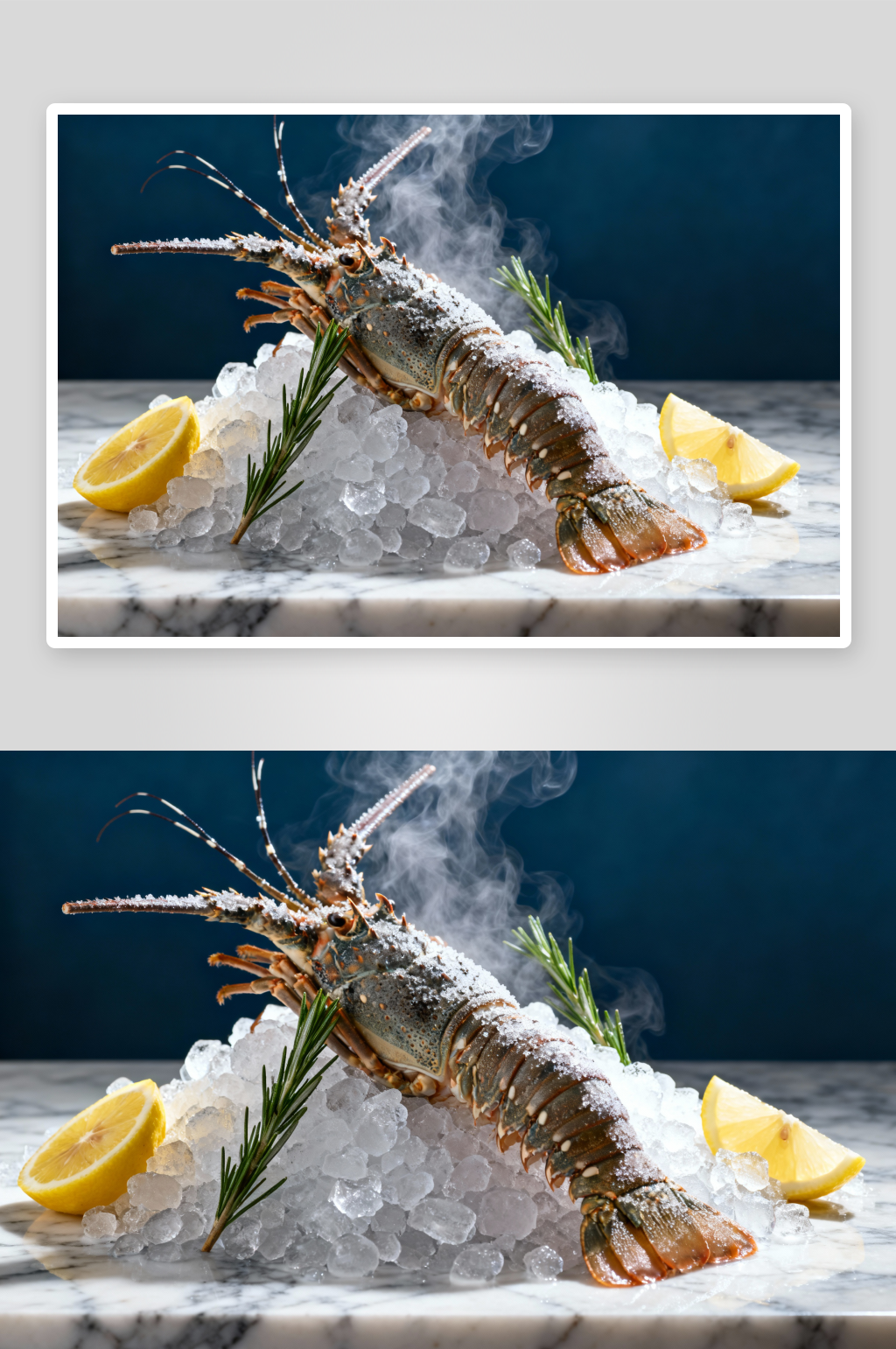 海鲜美食大龙虾澳龙海鲜摄影图素材
