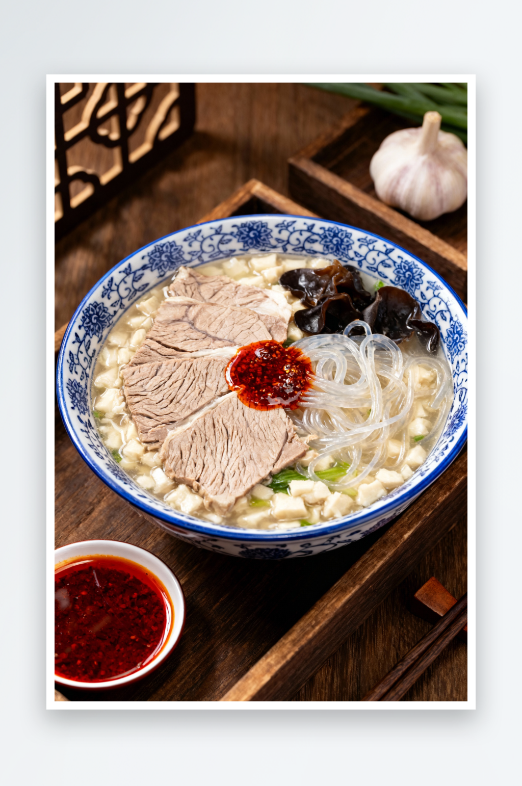 羊肉泡馍餐饮美食菜品摄影图素材