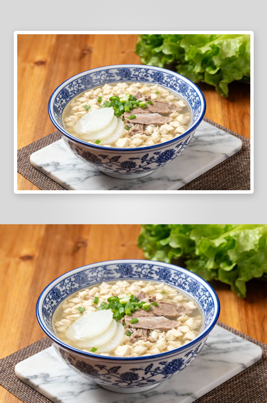 陕西白吉馍羊肉泡馍餐饮美食菜品摄影图素材