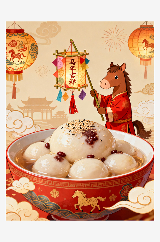 马年对联素材_马年对联模板_马年对联设计图片免费下载-众图网