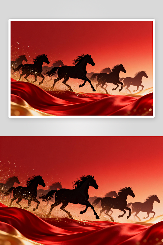 年会背2026年马年新年横版MP4视频-众图网