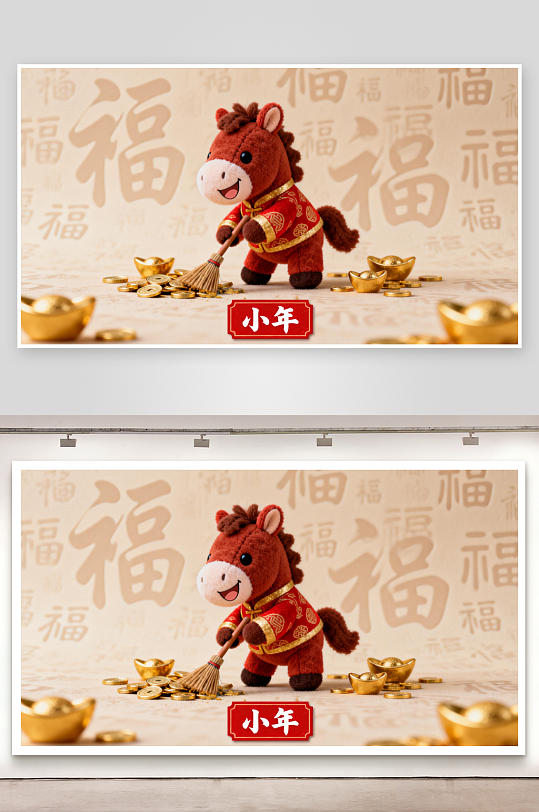 年会背2026年马年新年横版MP4视频-众图网