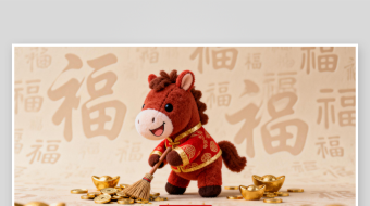 年会背2026年马年新年横版MP4视频-众图网