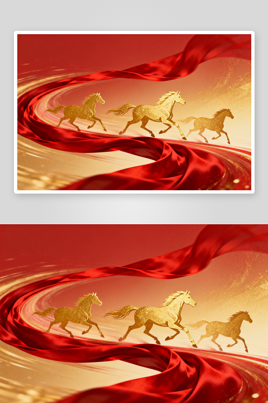 年会背2026年马年新年横版MP4视频-众图网