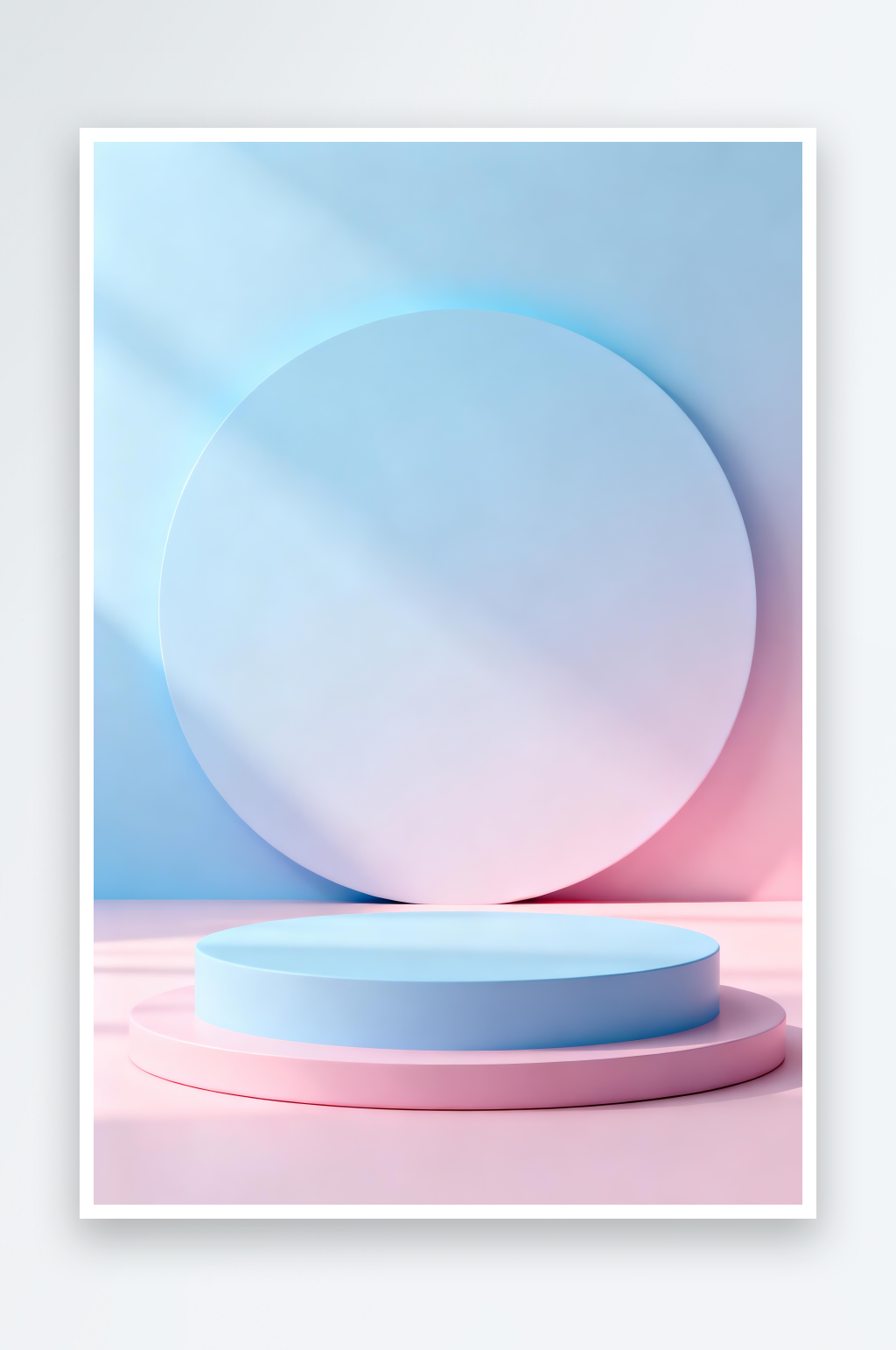 浅色系马卡龙色调场景图背景图素材