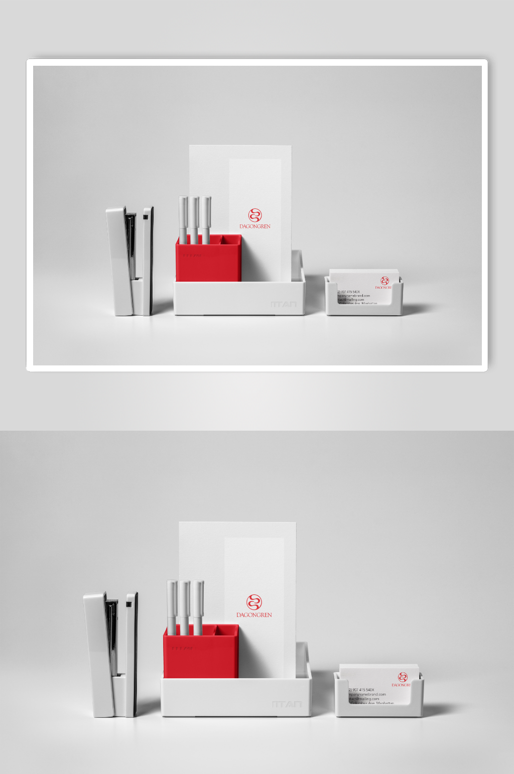 文具logo贴图样机素材