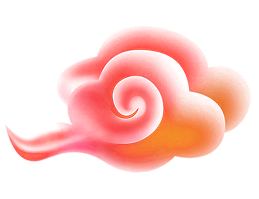 传统纹饰祥云线条素材