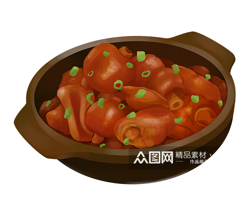 插画家宴美食元素素材