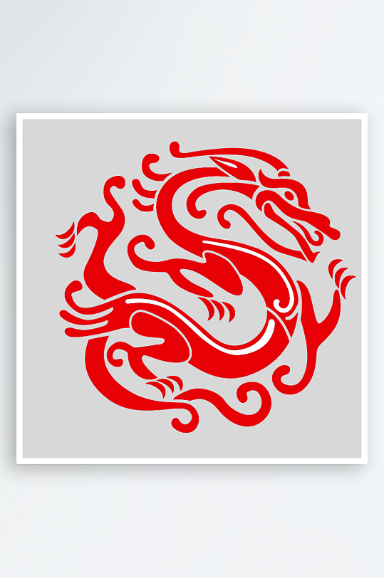 新年喜庆手绘剪纸插画元素