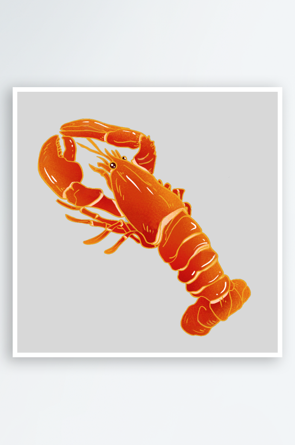 小吃火锅插画手绘美食元素素材