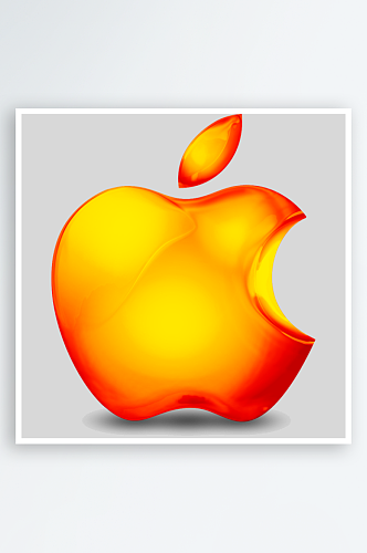 图标3Dlogo苹果标志手机元素