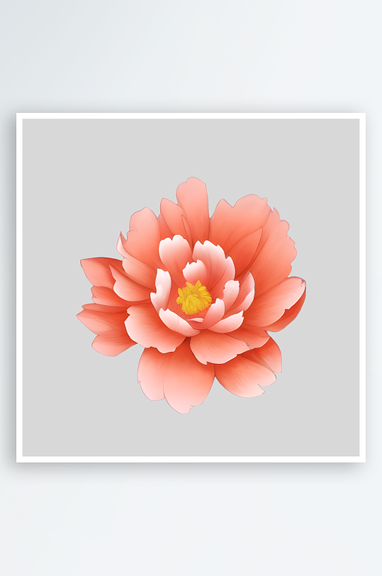 手绘中式国画牡丹水墨画-众图网