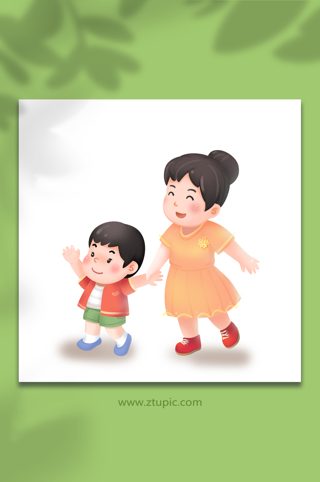 新农村乡村振兴人物插画素材