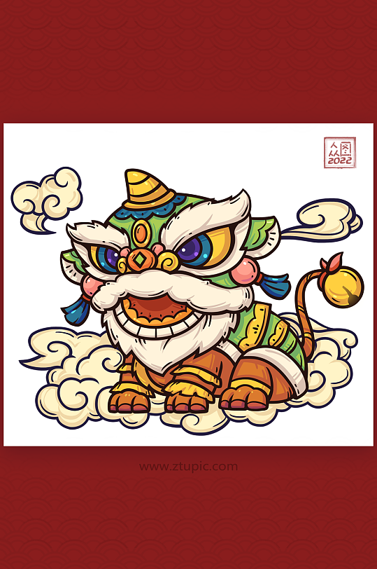 醒狮素材_醒狮模板_醒狮设计图片免费下载-众图网