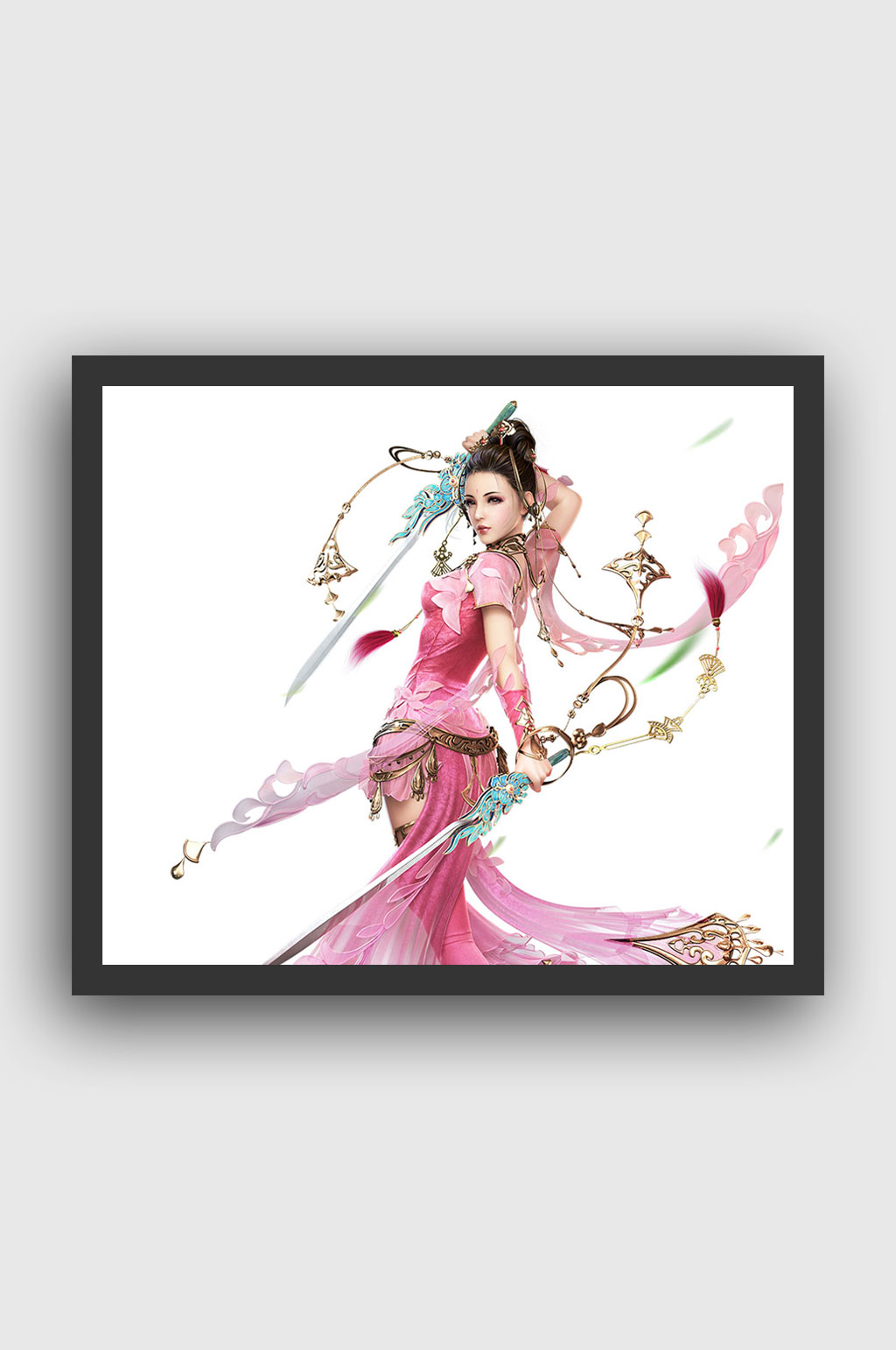 绚丽古装女子免扣图素材