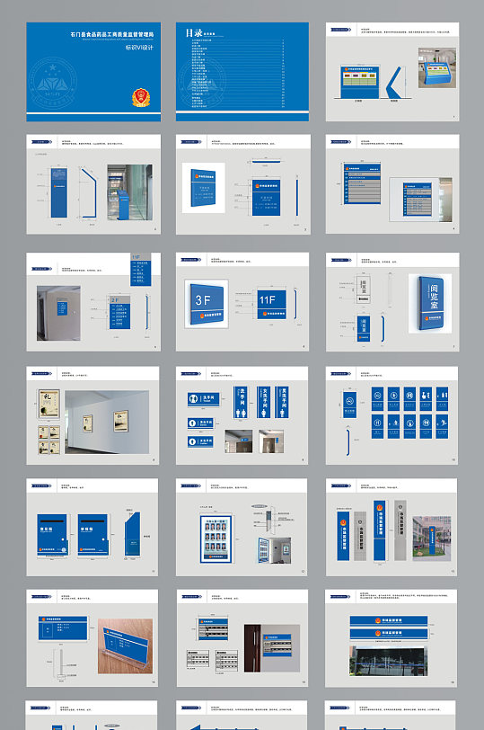 食品药品工商质量监督管理局VI设计-众图网