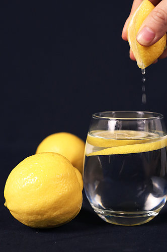 水果摄影图柠檬照片饮料小清新插图夏季照片