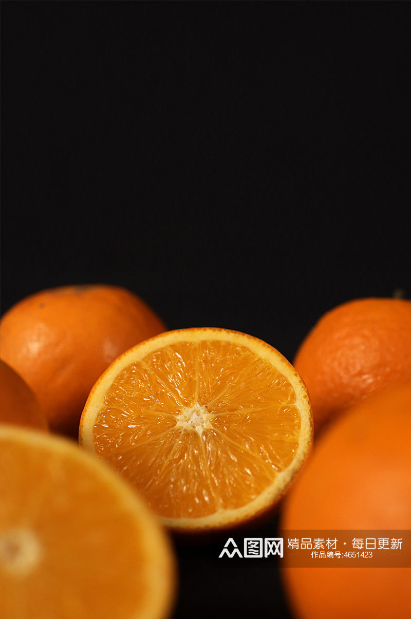 橙子照片水果摄影图杂志海报插图手机壁纸素材