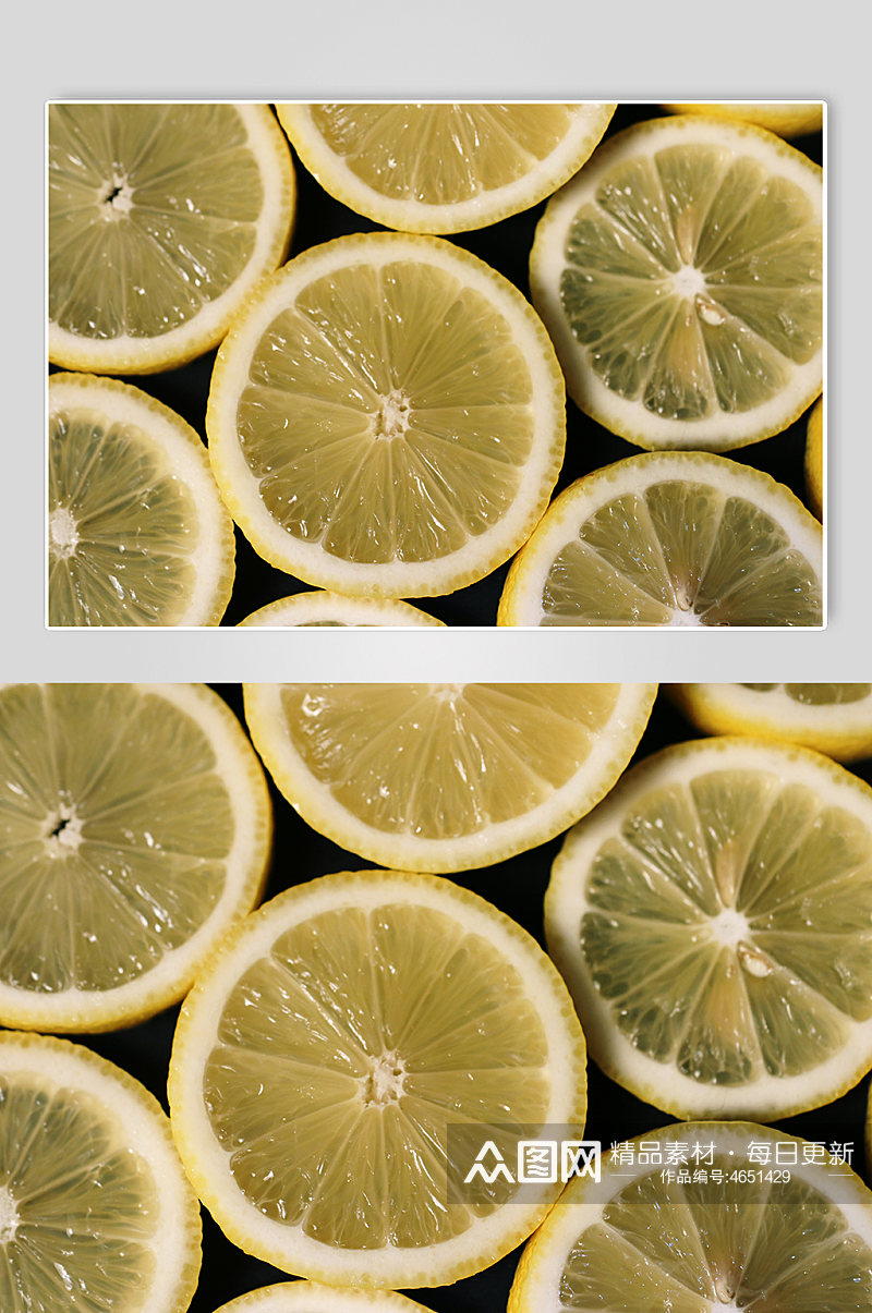 水果摄影图柠檬照片小清新插图夏季照片素材