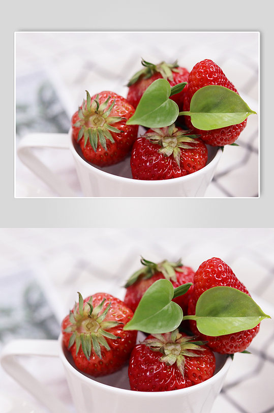 草莓照片水果摄影图电脑屏保杂志配图海报