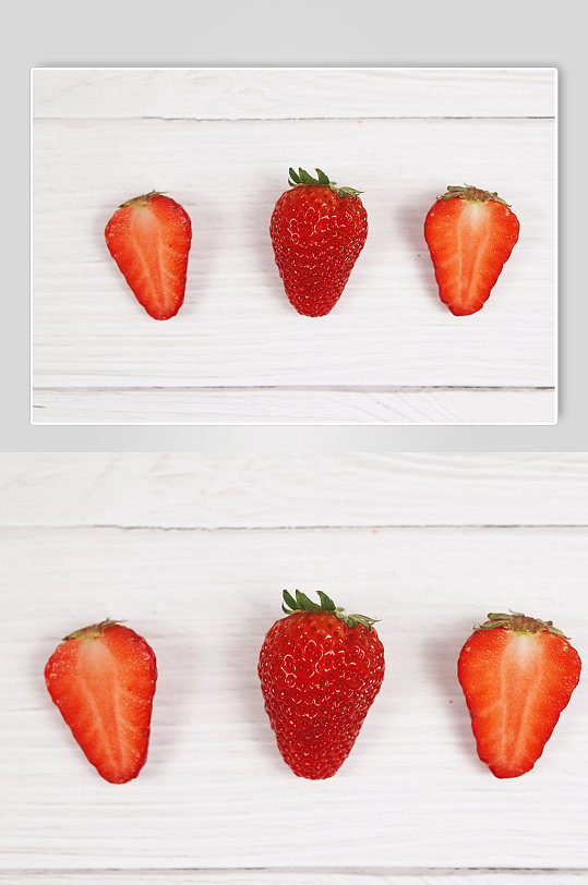 水果摄影照片草莓水果摆盘插图壁纸