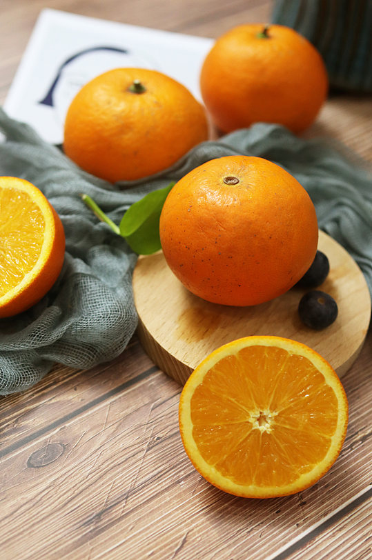 橙子照片水果摄影图杂志海报插图手机壁纸
