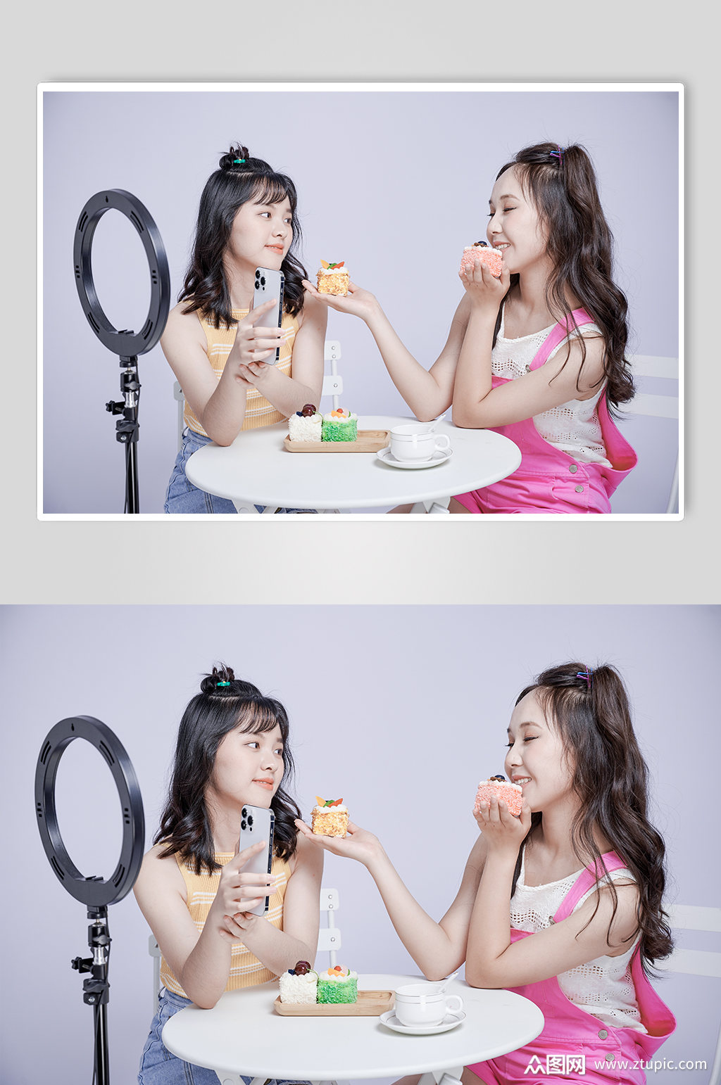 网红淘宝直播间摄影图彩妆直播卖货照片模板下载-编号4669338-众图网