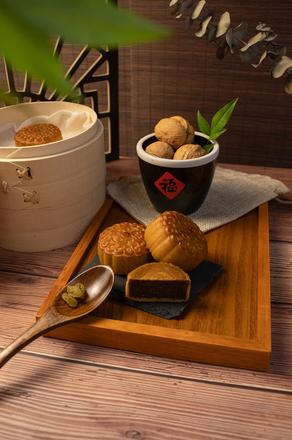 中秋节月饼传统节日中秋摄影图素材素材