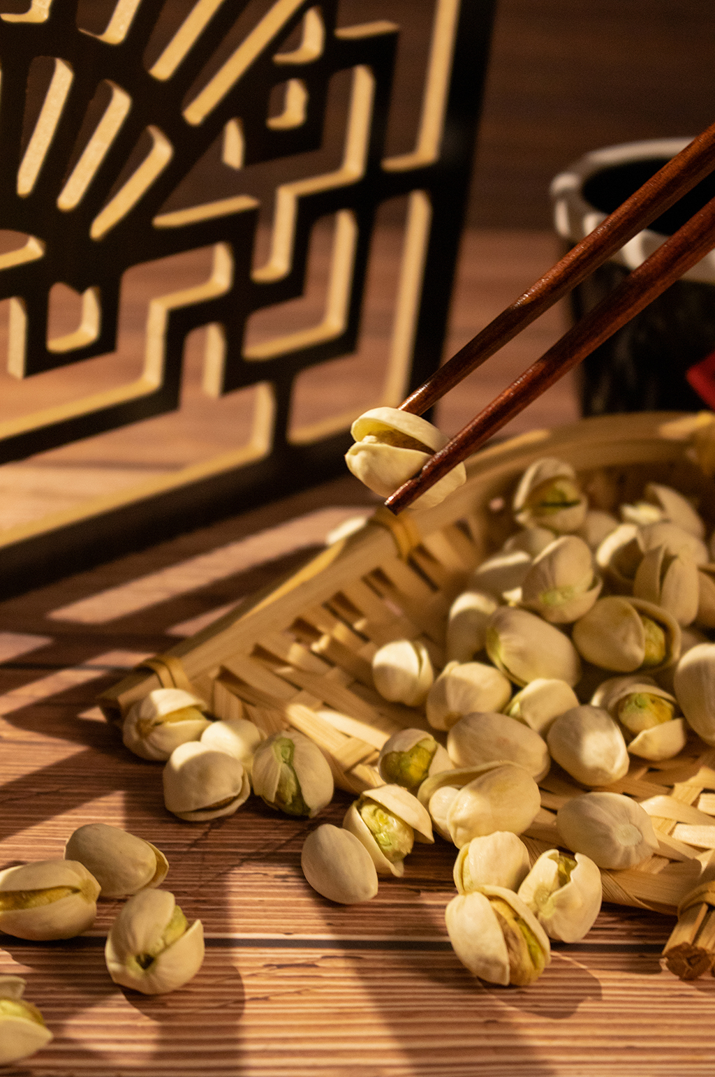 中国风开心果年货坚果干果摄影图照片素材