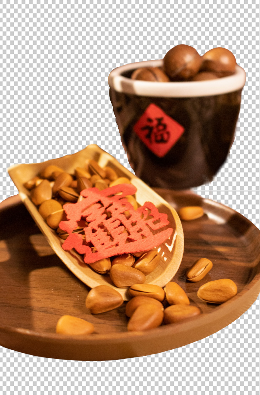 夏威夷果松子年货坚果干果摄影图png照片素材