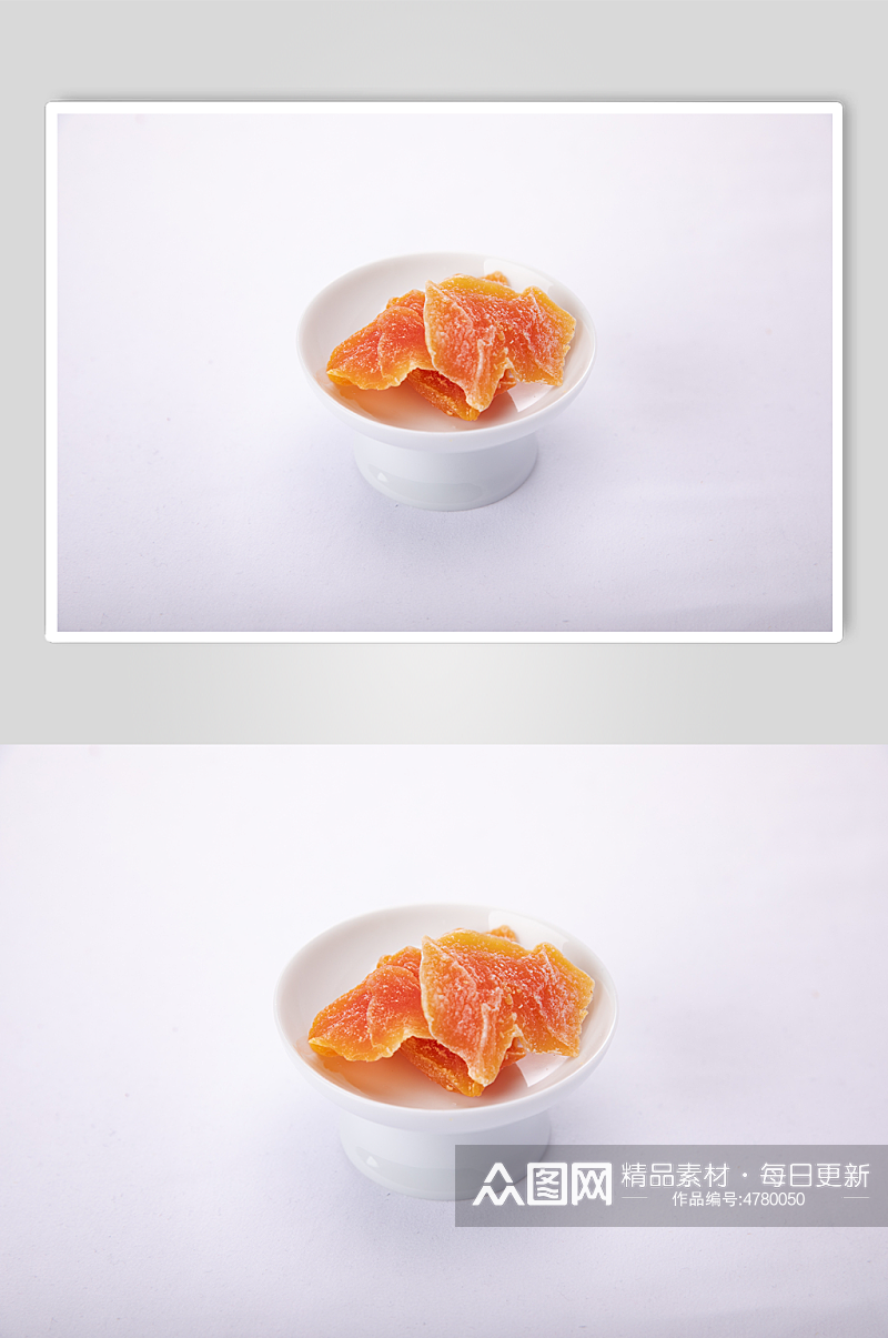年货果脯蜜饯零食木瓜干摄影图照片素材