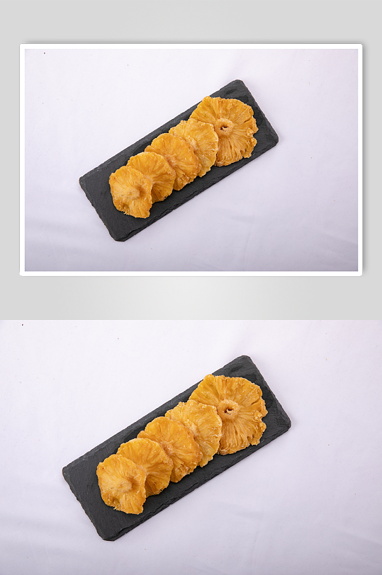 零食干果果脯蜜饯菠萝干摄影图照片
