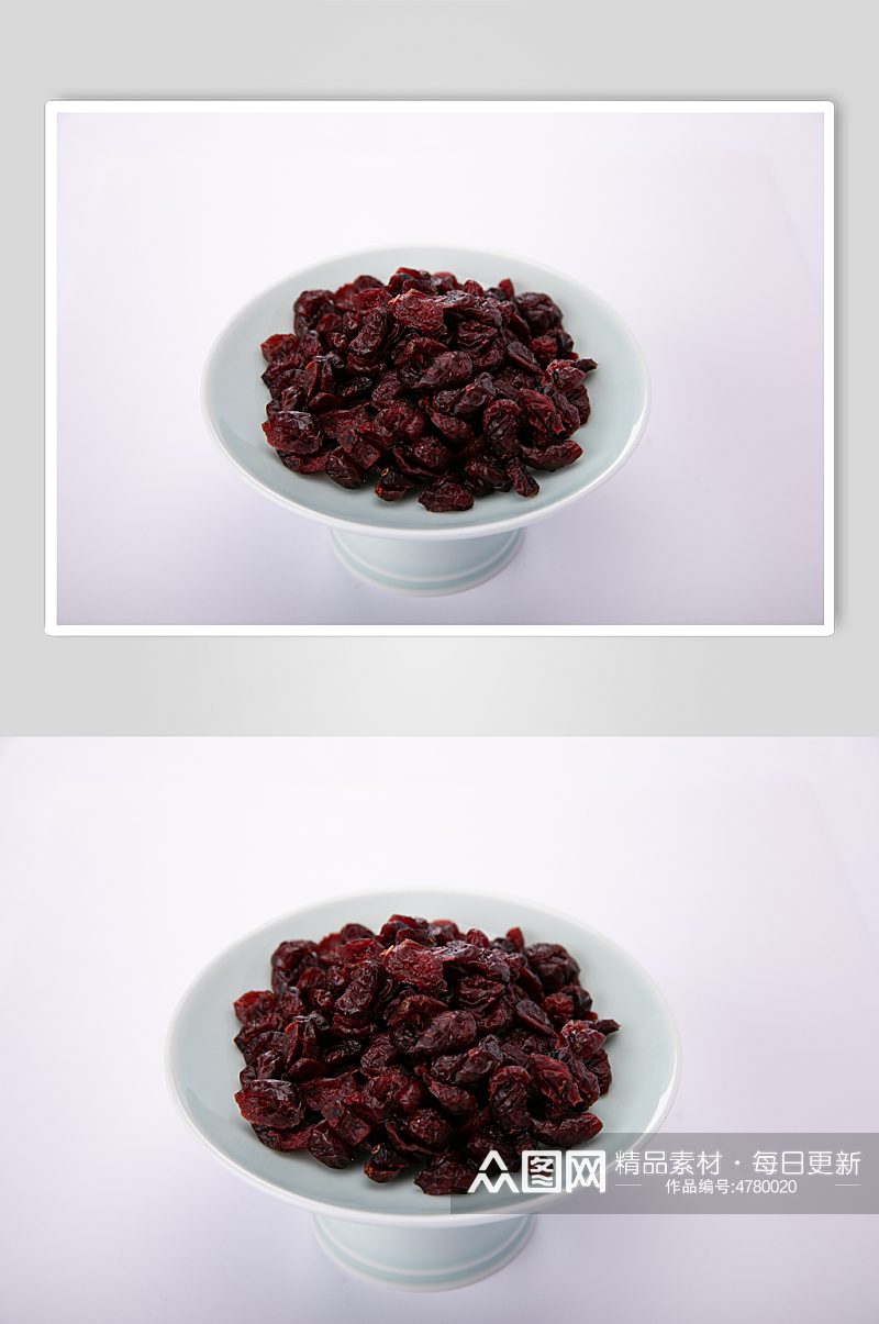 年货零食蔓越莓干蜜饯果脯摄影图照片素材
