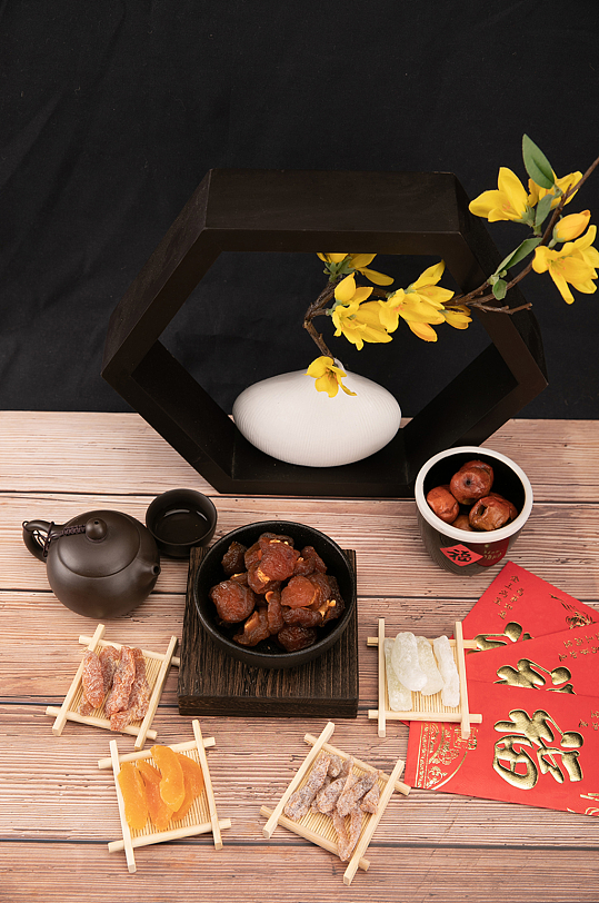 脆冬枣红枣果干蜜饯年货零食摄影图照片-众图网