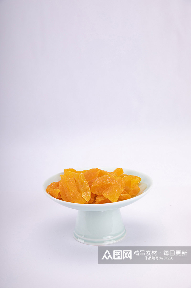 零食干果果脯蜜饯黄桃干摄影图照片素材