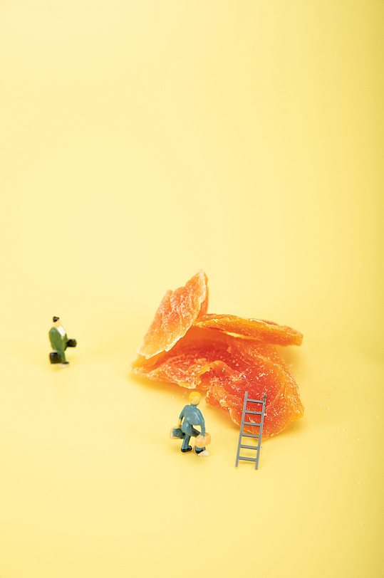 年货果脯蜜饯零食木瓜干摄影图照片-众图网