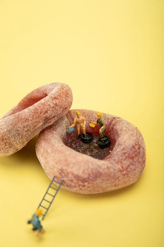 年货零食蜜饯果脯柿饼柿子摄影图照片-众图网