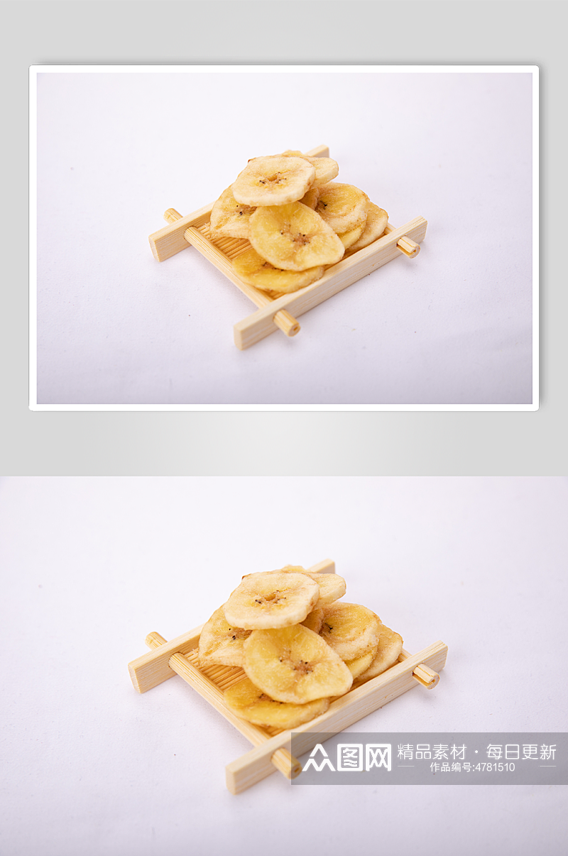 零食年货零食年货香蕉干果干摄影图照片素材