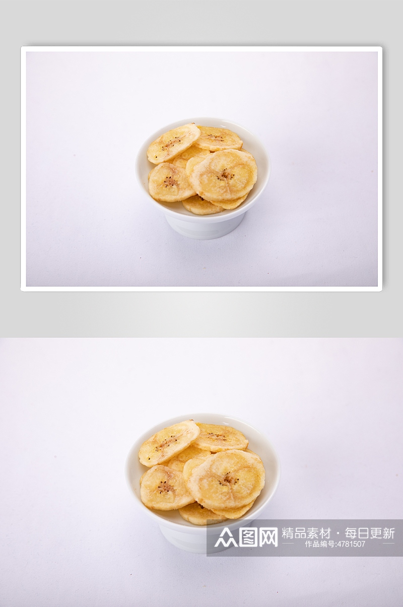 年货零食香蕉干蜜饯果脯摄影图照片素材