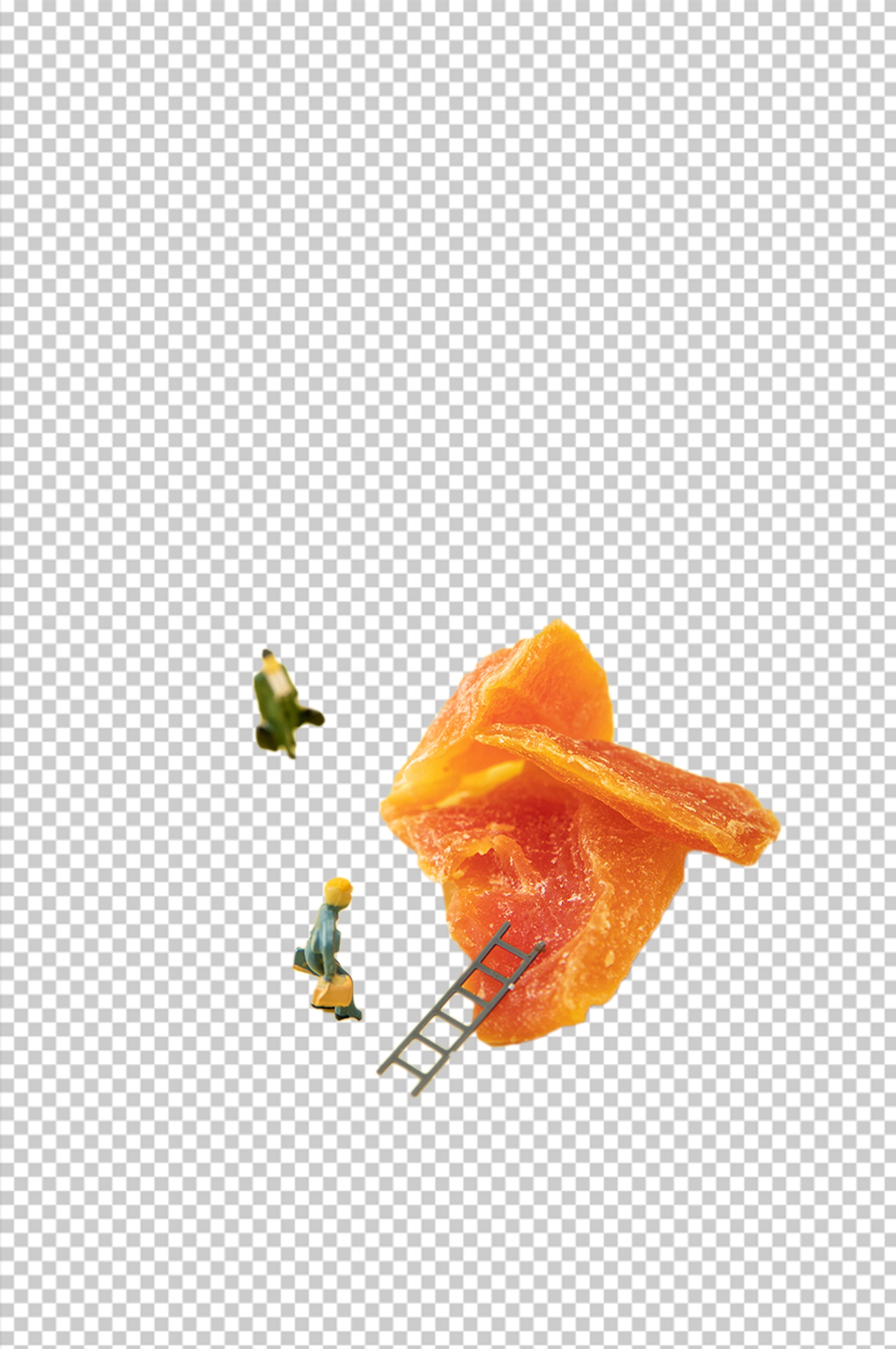 零食年货木瓜干果脯蜜饯免扣png素材