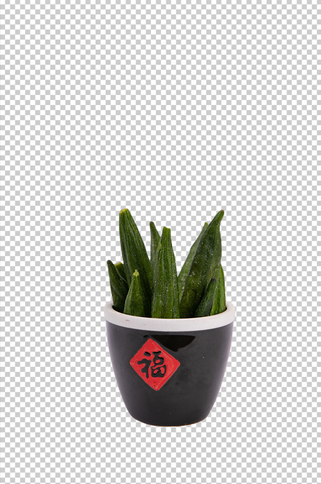 年货零食秋葵冻干蜜饯果脯免扣png素材