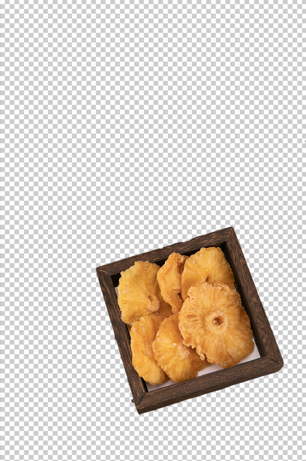 年货菠萝干水果干果脯蜜饯零食免扣png素材