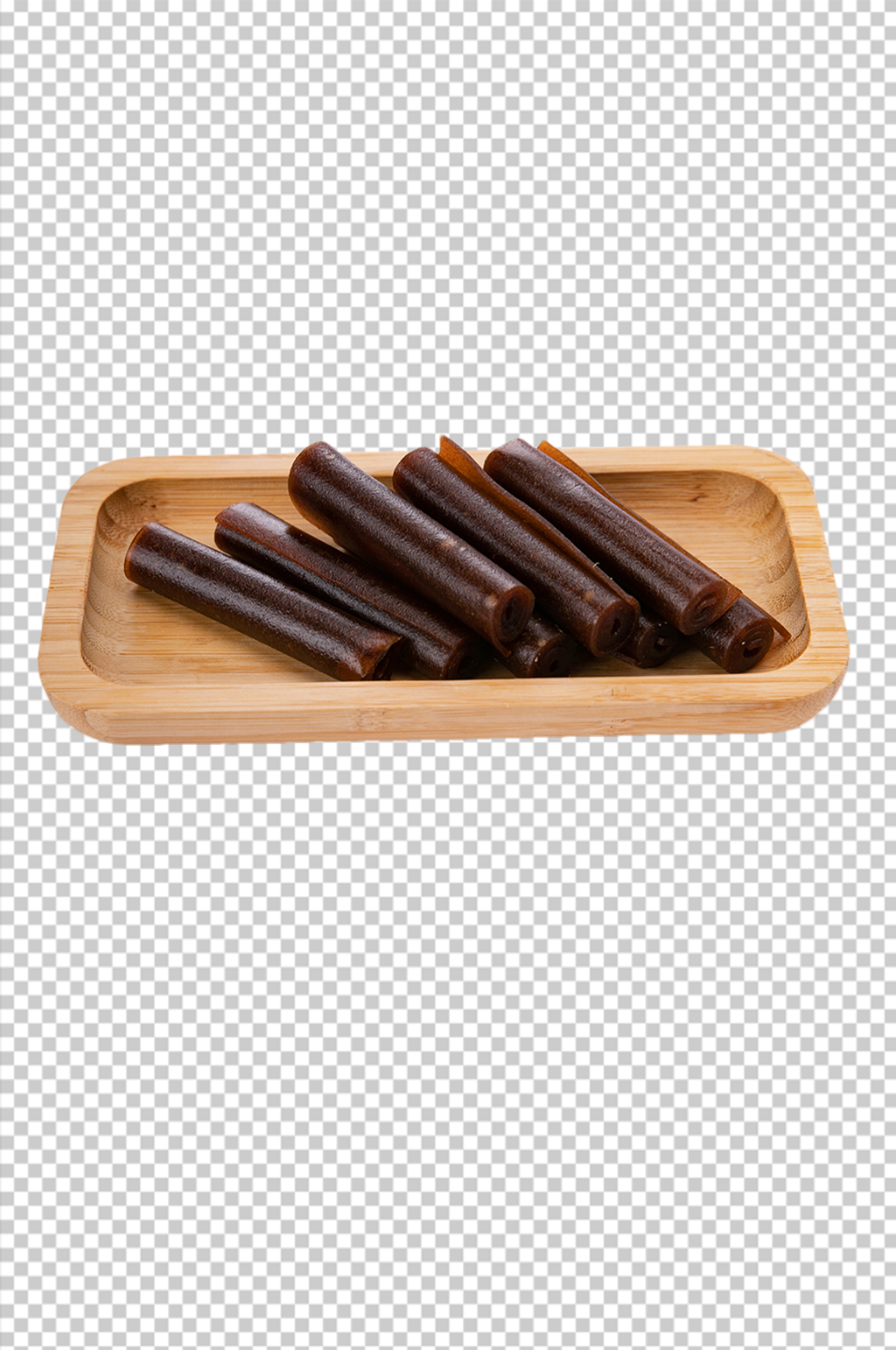 零食年货果丹皮山楂卷果脯免扣png素材