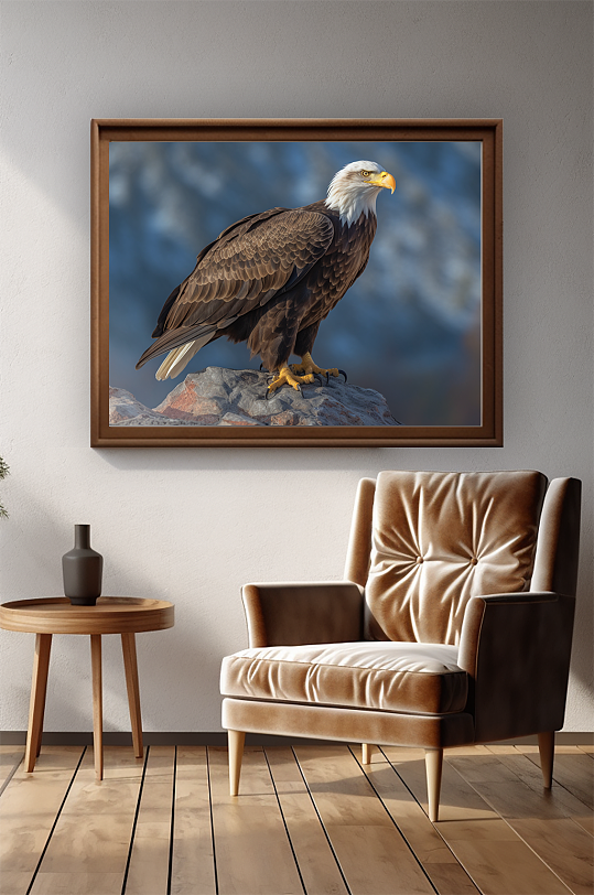 自然摄影老鹰捕猎摄影图装饰画-众图网