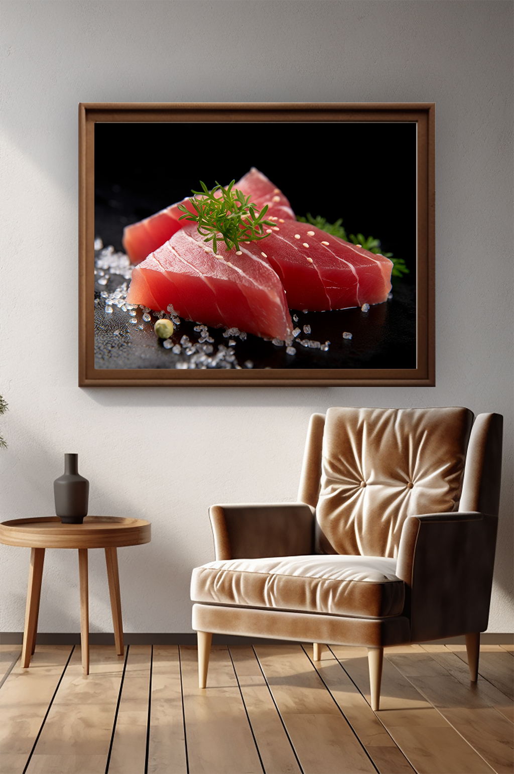 金枪鱼美味日料店寿司装饰画素材