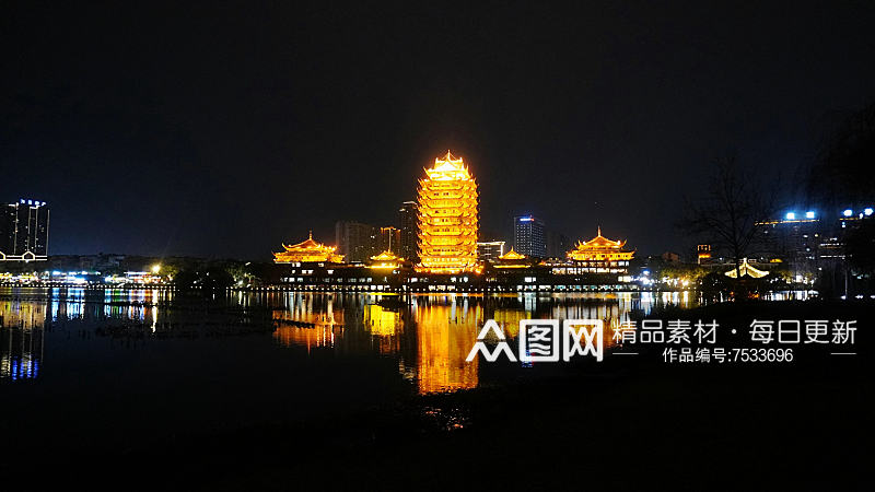 夜色风景摄影照片素材