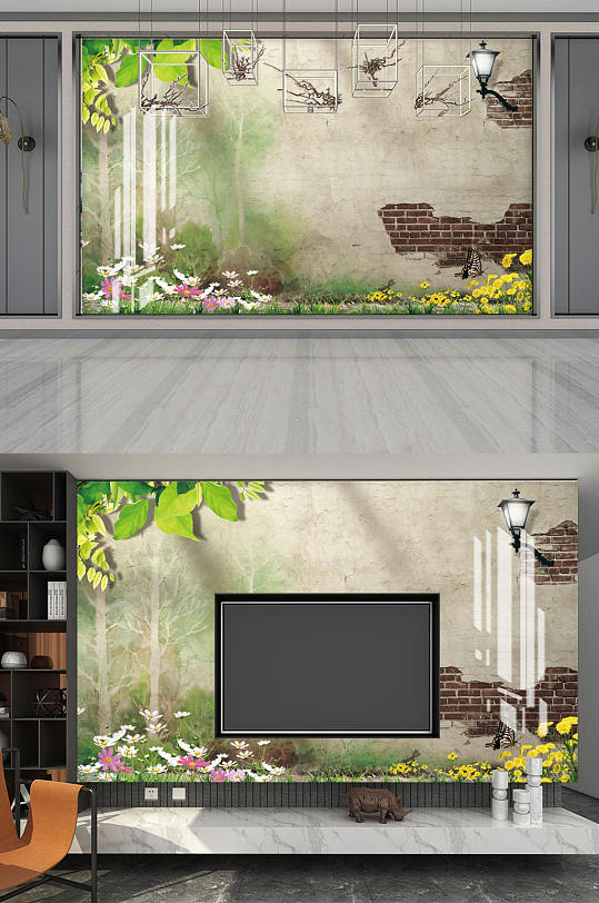 创意时尚小清新背景图片-众图网