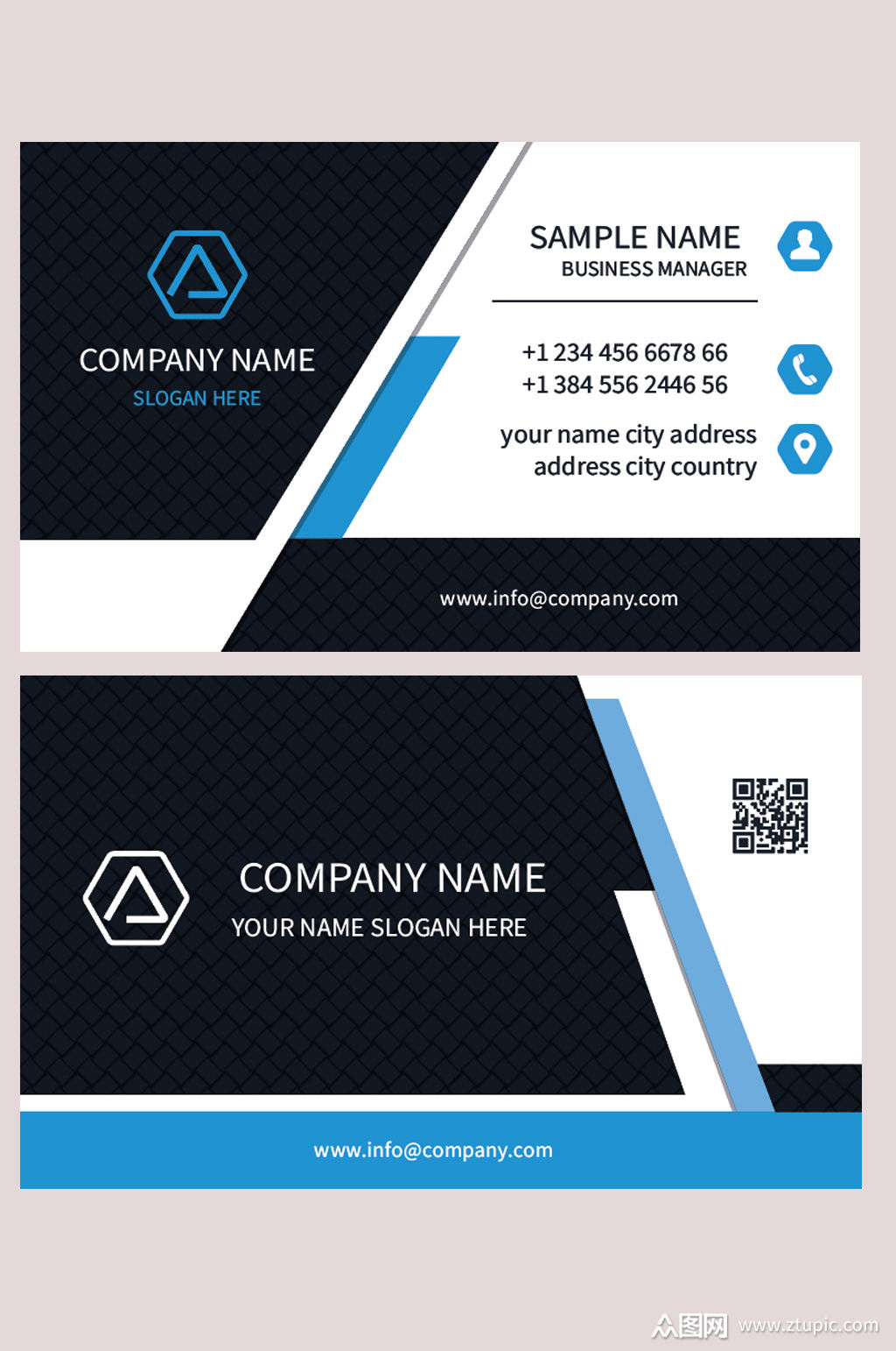 众图网独家提供创意简约名片设计素材免费下载,本作品是由玛蒂娜上传