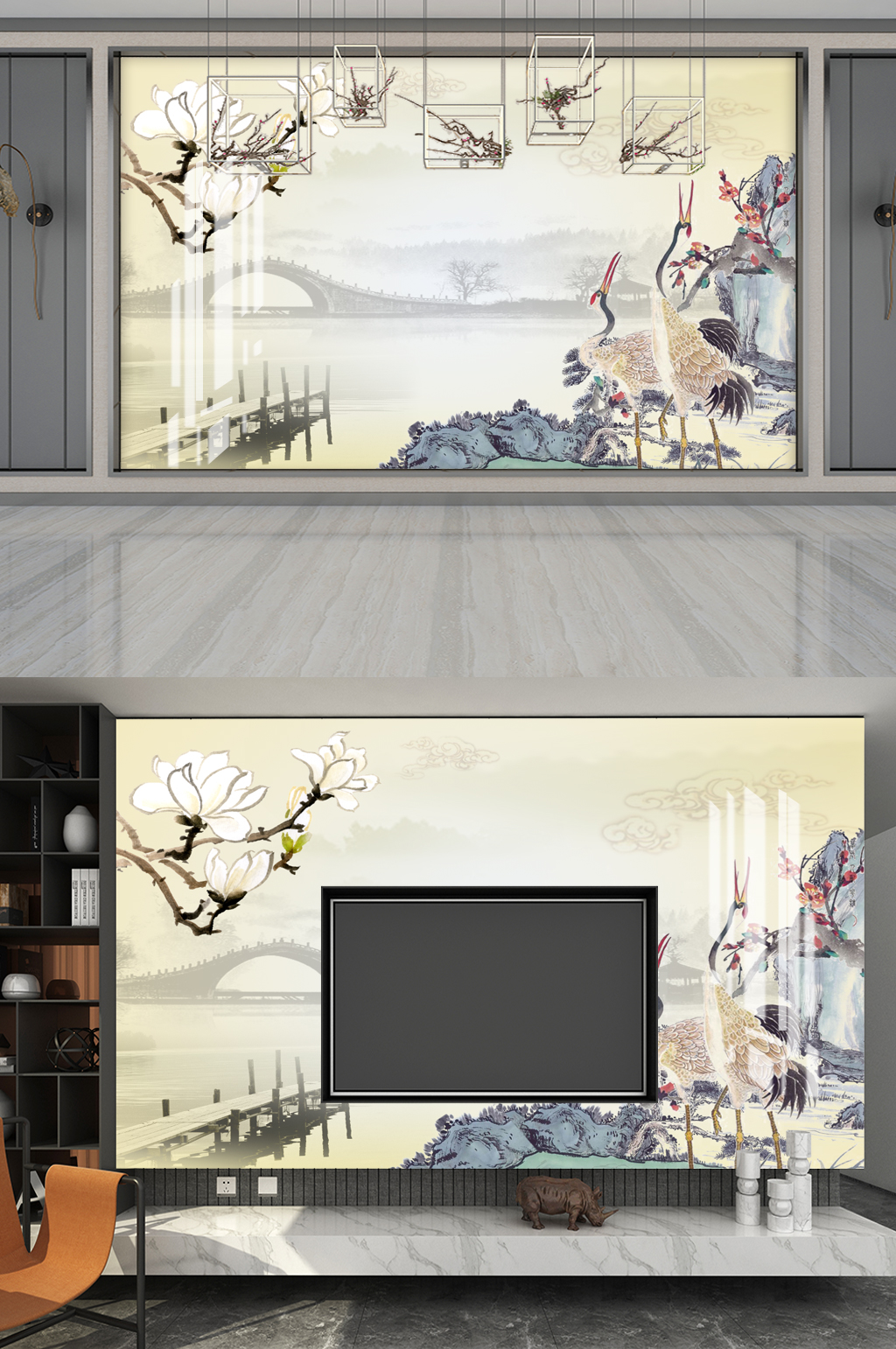 中国风电视背景墙素材