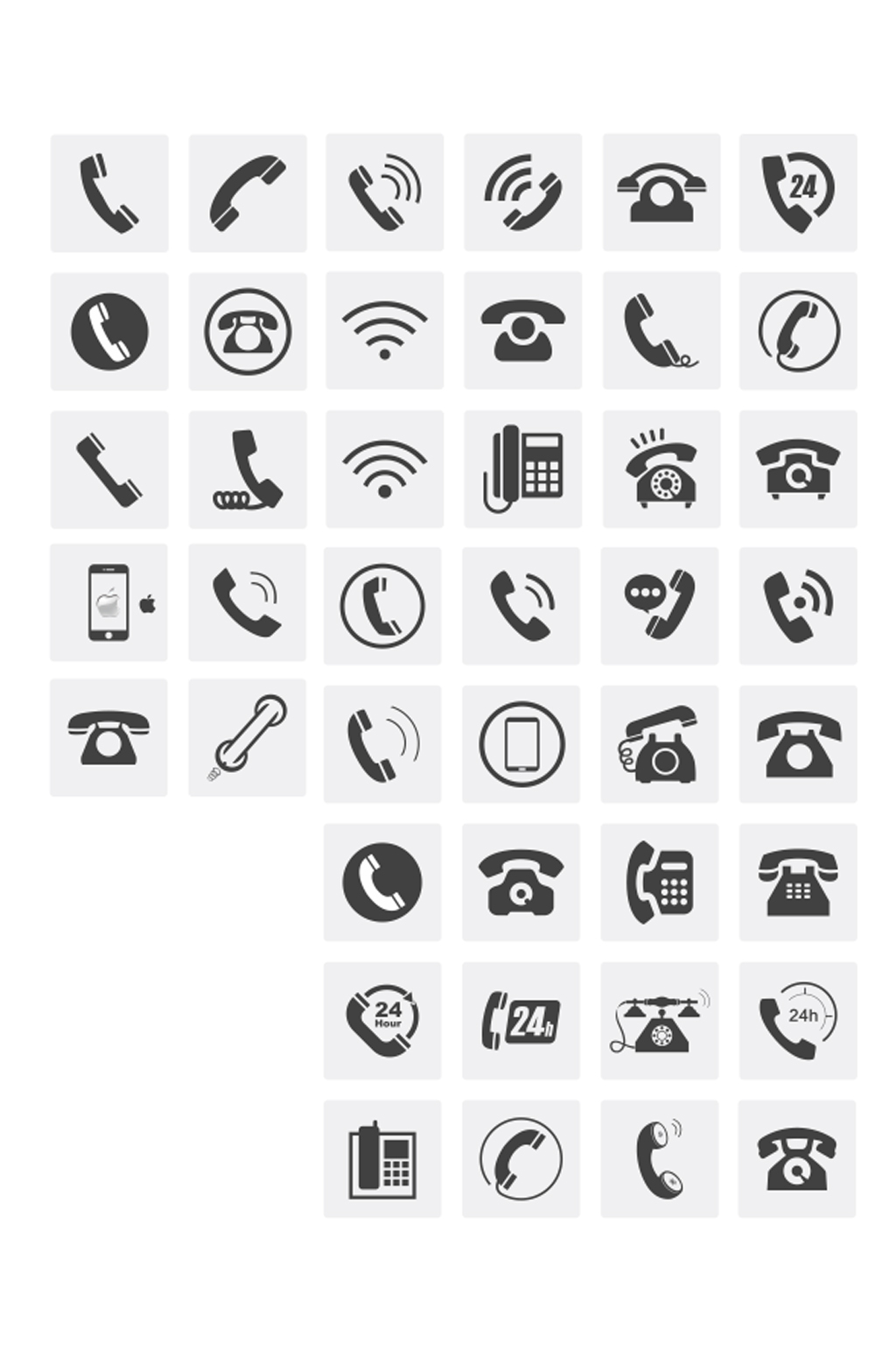 电话小图标WIFI素材